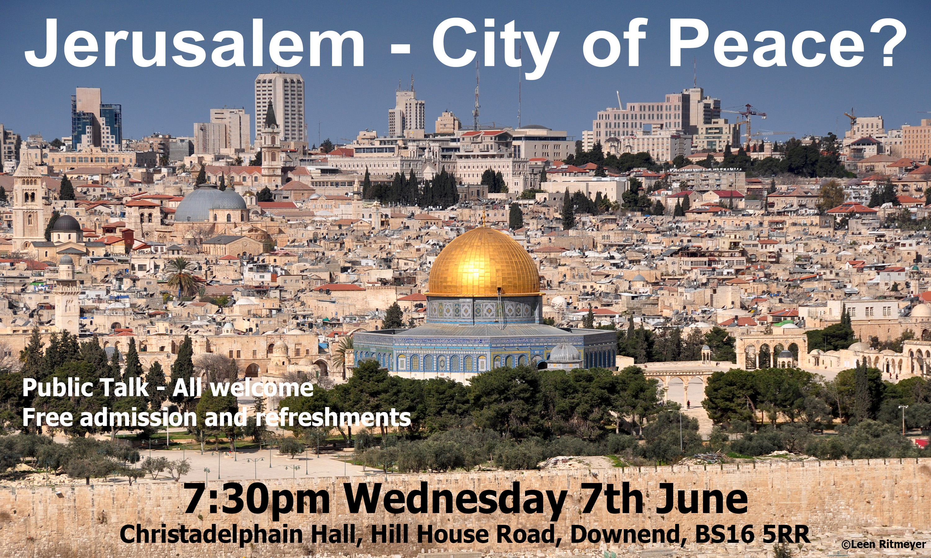 Jerusalem – City of Peace?